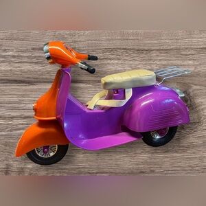 EUC Our Generation Pink Scooter for 18" Doll Moped Toy